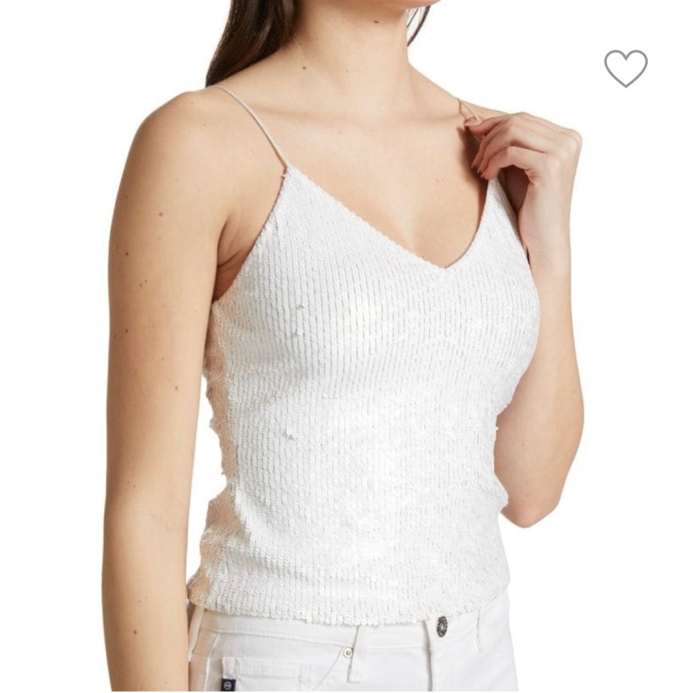 Alice + Olivia. sparkling sequins camisole